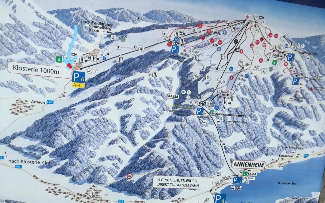 Appartement Vidmar-Wintertraum Arriach Kültér fotó